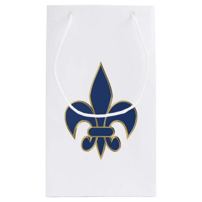 Fleur de Lis symbol Small Gift Bag (Back)