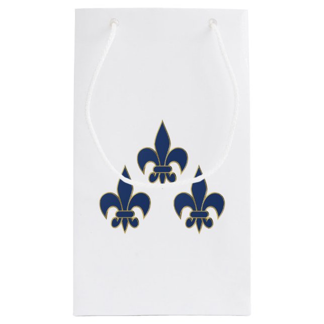 Fleur de Lis symbol Small Gift Bag (Back)