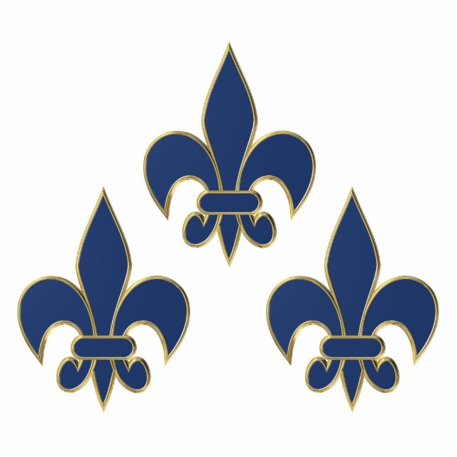 Fleur de Lis symbol Statuette (Front)