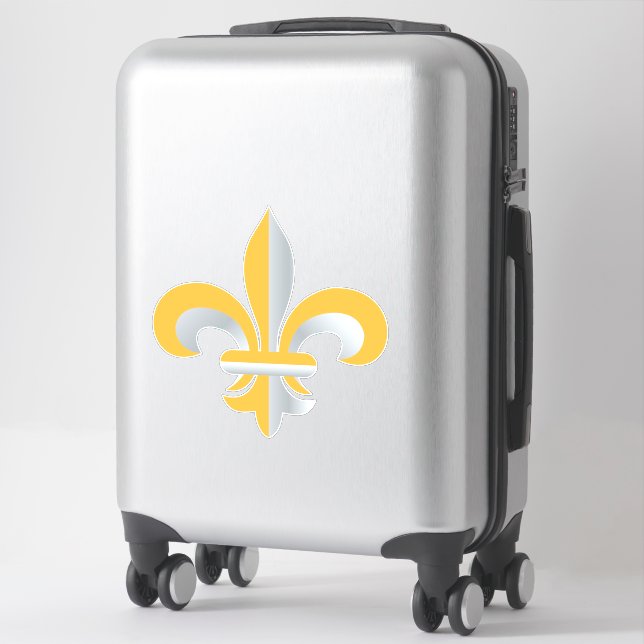 Fleur de Lis symbol Sticker (Suitcase)