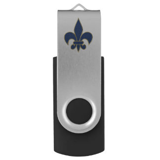 Fleur de Lis symbol USB Flash Drive