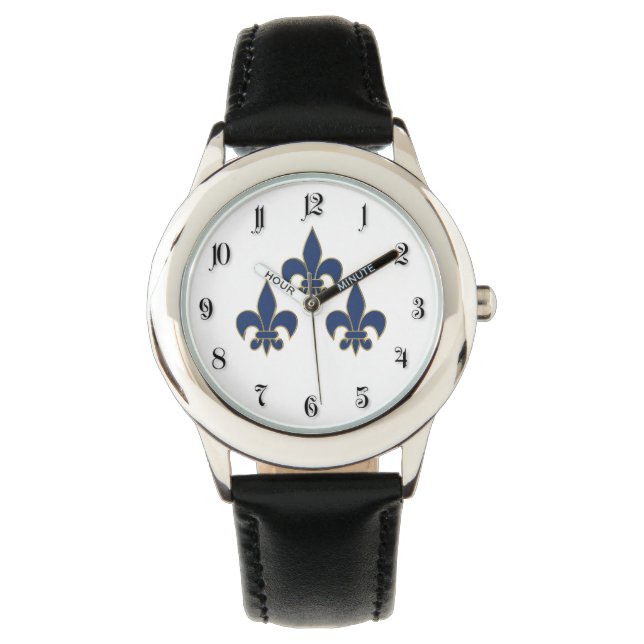 Fleur de Lis symbol Watch (Front)
