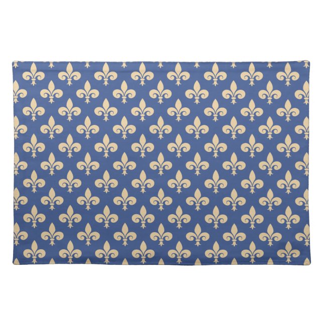 Fleur-de-lis symbols cloth placemat (Front)