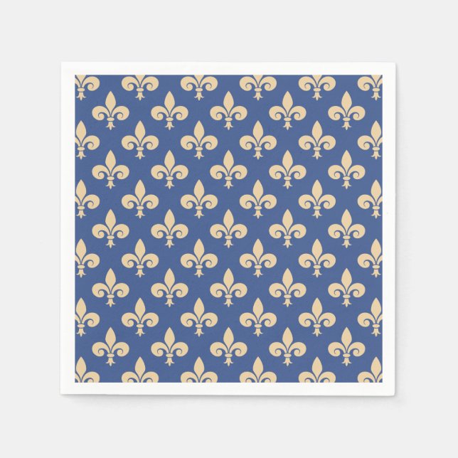 Fleur-de-lis symbols napkins (Front)