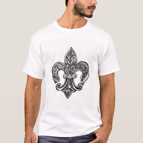 Fleur de Lis  T_Shirt