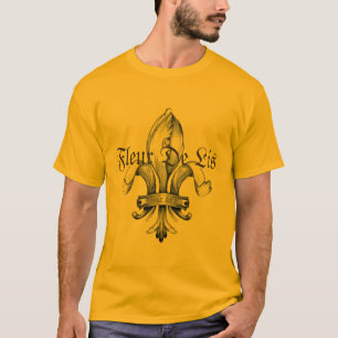 Fleur De Lis Tattoo T-shirt - Customized