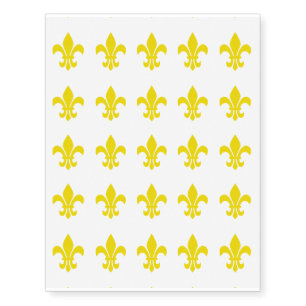 FLEUR DE LIS TEMPORARY TATTOOS