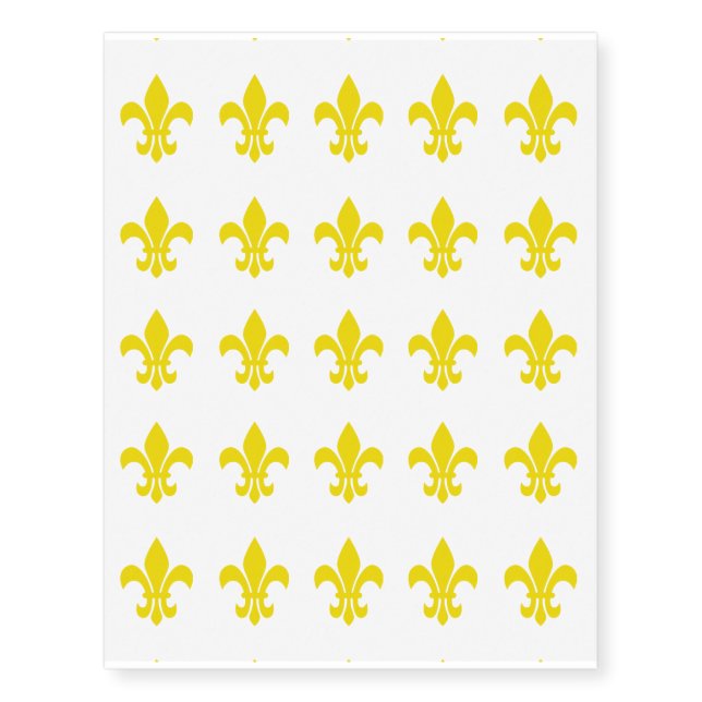 FLEUR DE LIS TEMPORARY TATTOOS (Front)