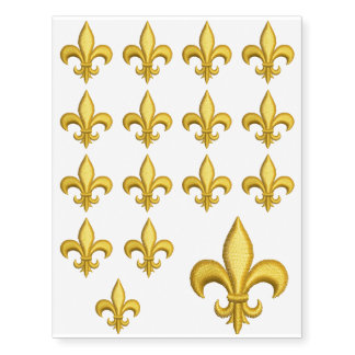 fleur de lis temporary tattoos
