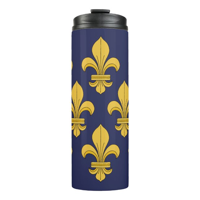 Fleur-de-lis Thermal Tumbler (Front)
