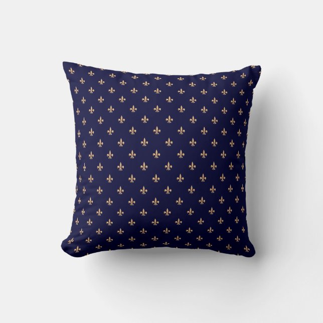 Fleur de lis throw pillow (Front)