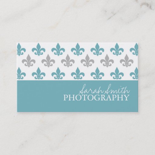 Customizable Fleur de Lis (Today's Best Award) Business Card Template