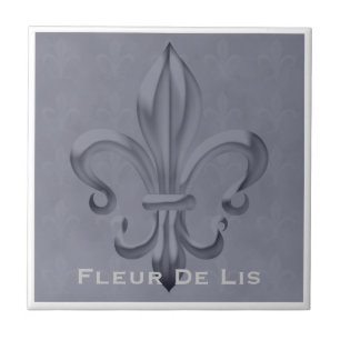 Fleur De Lis Traditional Tile