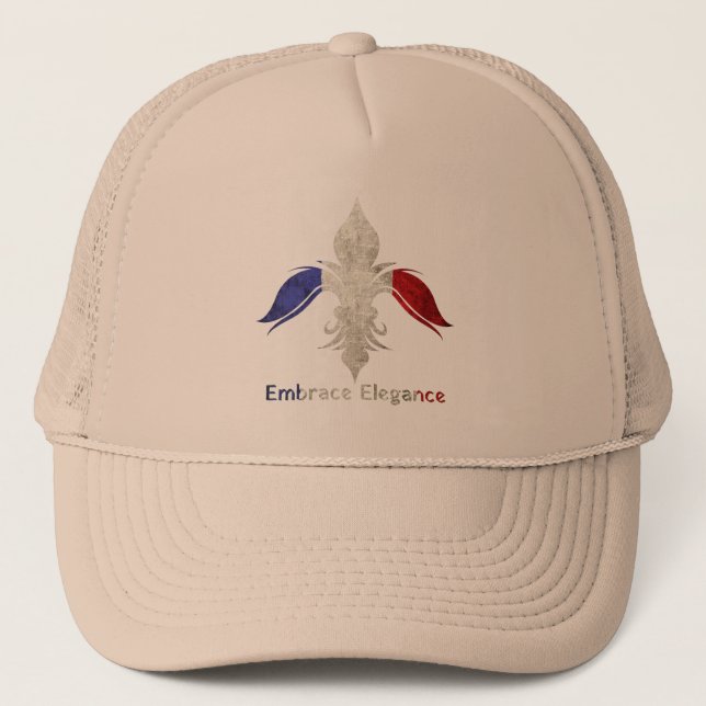  Fleur-de-Lis Trucker Hat (Front)