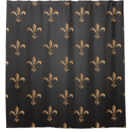 Fleur de lis, vintage,elegant,chic.classy,pattern, shower curtain