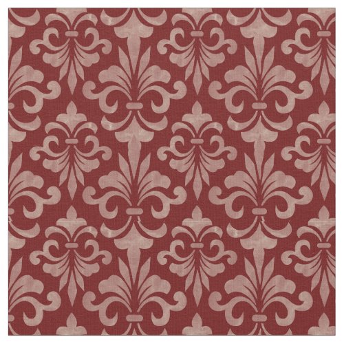 Fleur de Lis Vintage French Elegant Royal Pattern  Fabric