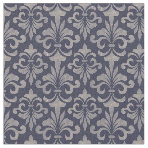 Fleur de Lis Vintage French Elegant Royal Pattern Fabric