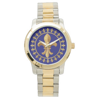 Fleur de lis watch