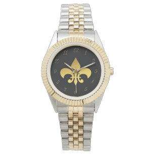 Fleur De Lis Wrist Watches Zazzle