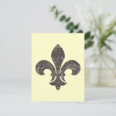 Fleur De Lis Water Meter Lid (Standing Front)