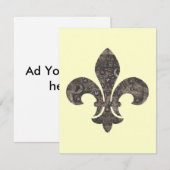 Fleur De Lis Water Meter Lid (Front/Back)