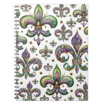Fleur de Lis Watercolor Mardi Gras Vibes