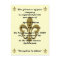 fleur de lis wedding postcard invitation
