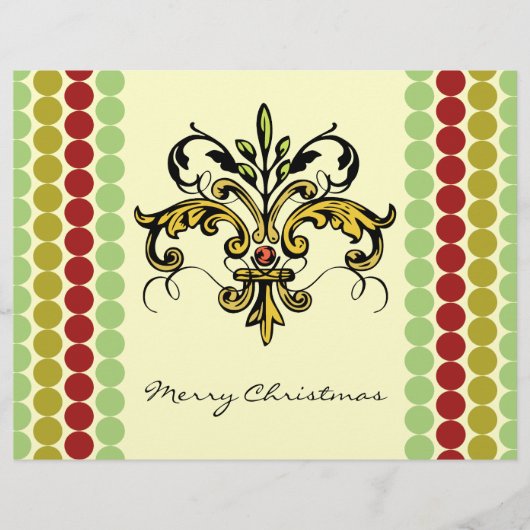 Fleur de lis Xmas (Front)