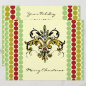 Fleur de lis Xmas (Front/Back)