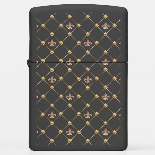 Fleur de Lis Zippo Lighter (Front)