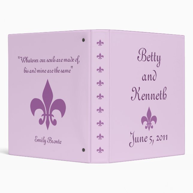Fleur de Lise Binder in Lilacs (Background)