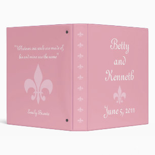 Fleur de Lise Binder in Pretty Pinks