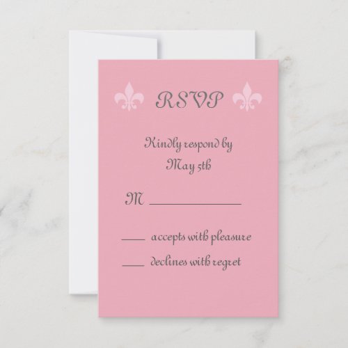 Fleur de Lise RSVP in Pretty Pinks