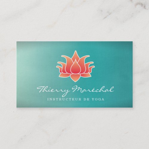 Fleur de Lotus Carte De Visite Business Card