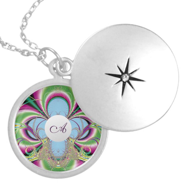 Fleur-de-luce Locket Necklace (Front)