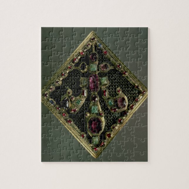 Fleur-de-lys clasp traditionally said to have belo jigsaw puzzle (Vertical)
