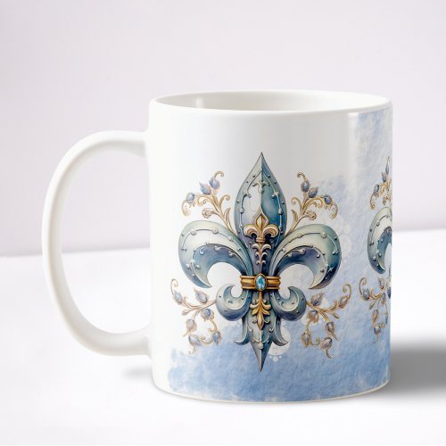 Fleur de Lys Coffee Mug