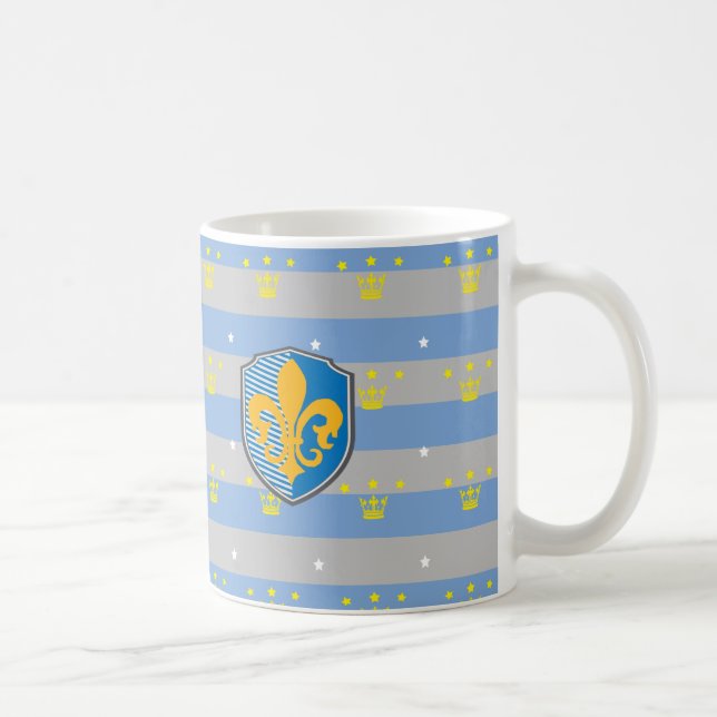 fleur-de-lys coffee mug (Right)