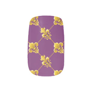 FLEUR DE LYS MINX NAIL ART