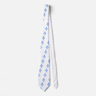 Fleur de lys neck tie
