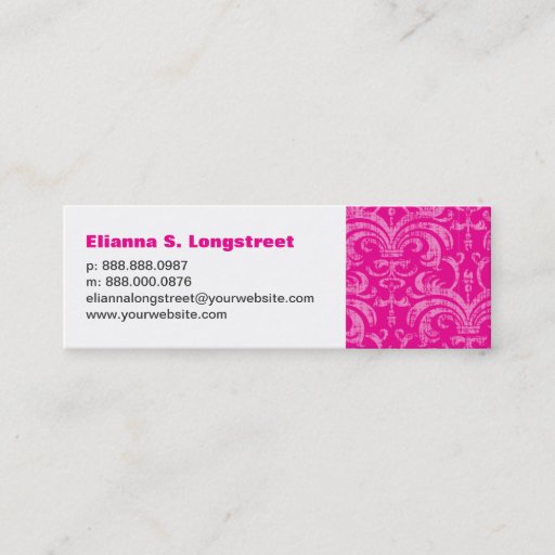 Customizable Fleur de Lys Personal Business Card