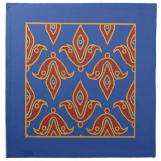 Fleur-de-Lys, Red, Gold, Blue Napkin