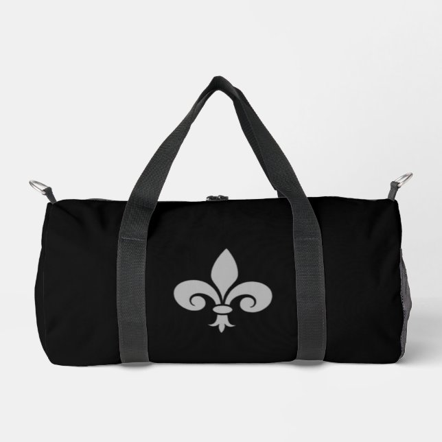 Fleur de Lys Small Duffle Bag (Front)