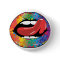 Fleur De Rainbow Licking Lips