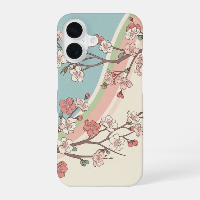 Fleur de Sakura Vintage iPhone Case (Back)