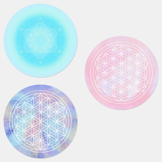 fleur de vie, géométrique sacrée,  labels (Group)