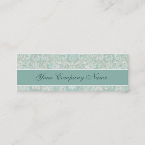 Fleur di Lys Damask Slate Blue Business Cards