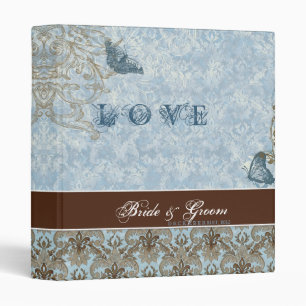 Fleur di Lys Damask - Wedding Binder