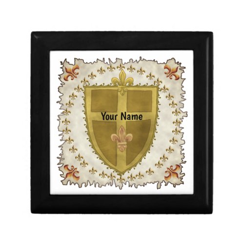 Fleur Family Crest Surname Gift Box