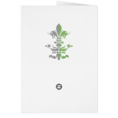Fleur Heart Crown - Green Cards (Back)